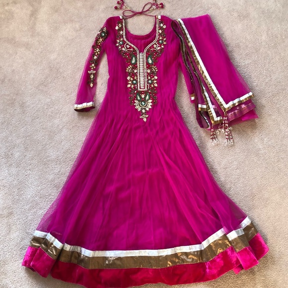 Anarkali Indian Suit - Picture 1 of 2